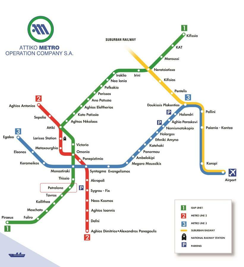 D16 Athens Apartment - 5' Mins To Petralona Metro Esterno foto